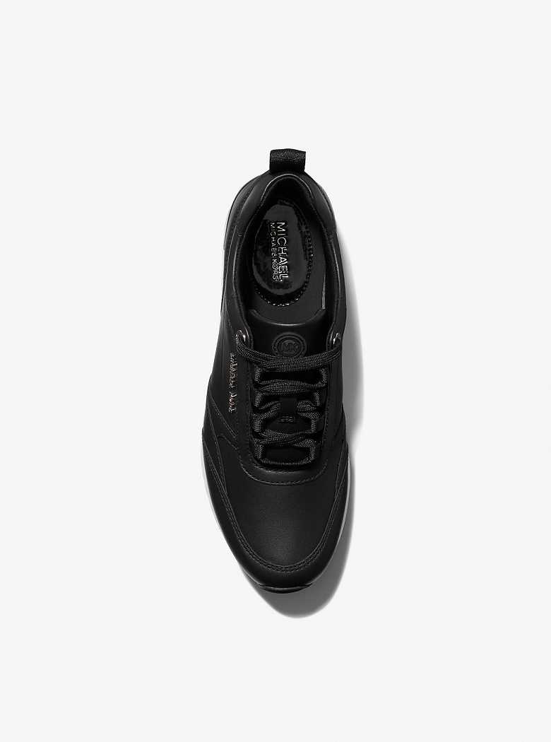 Michaelkors Allie Stride Leather and Nylon Pretas | SN-MK27415