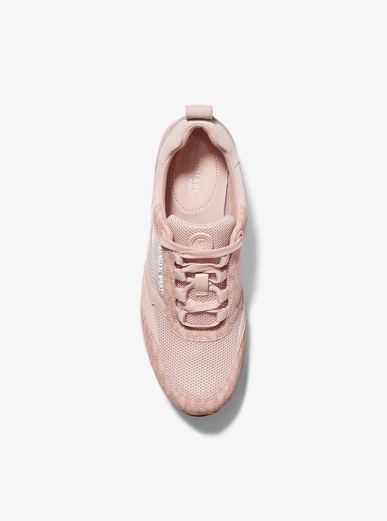 Michaelkors Allie Stride Mesh and Logo Rosa | SN-MK27412