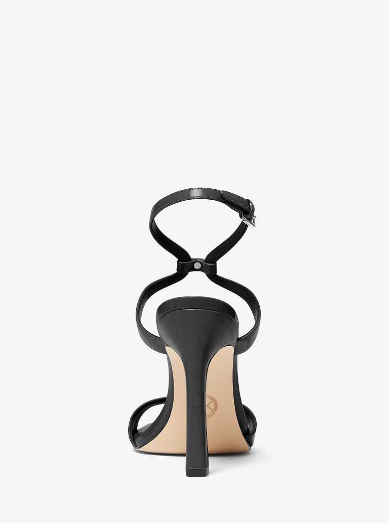 Michaelkors Amara Patent Leather Pretas | SN-MK27590