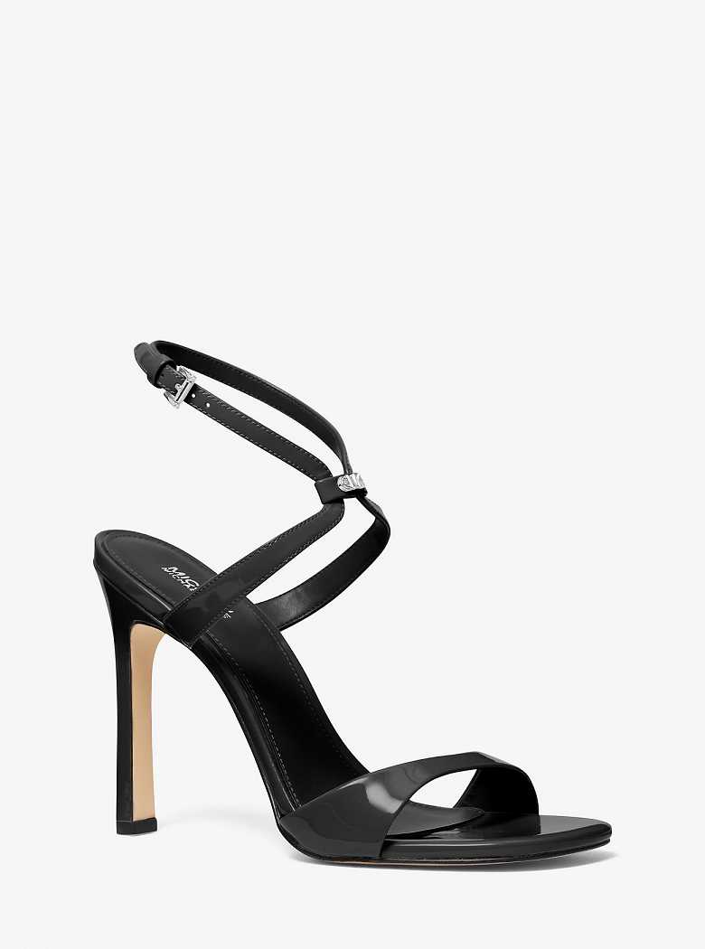 Michaelkors Amara Patent Leather Pretas | SN-MK27590