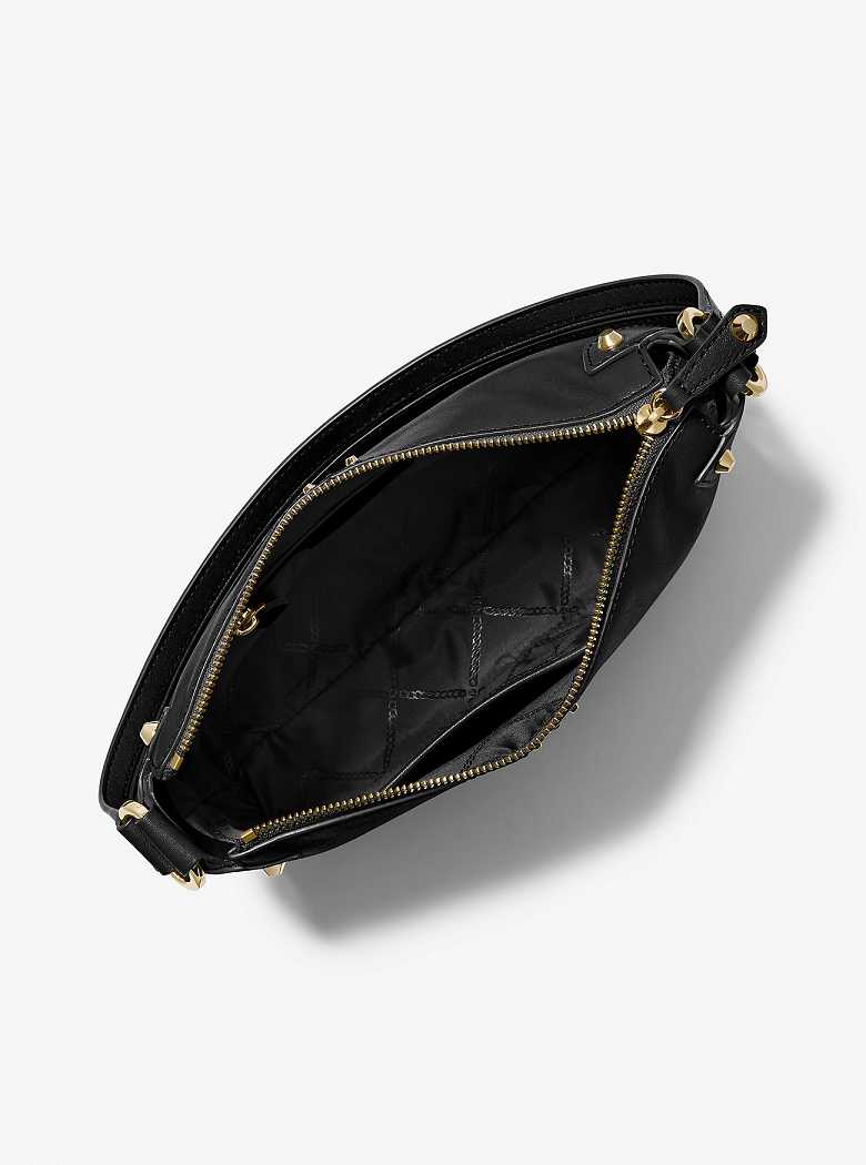 Michaelkors Astor Large Studded Leather Pretas | SN-MK27000