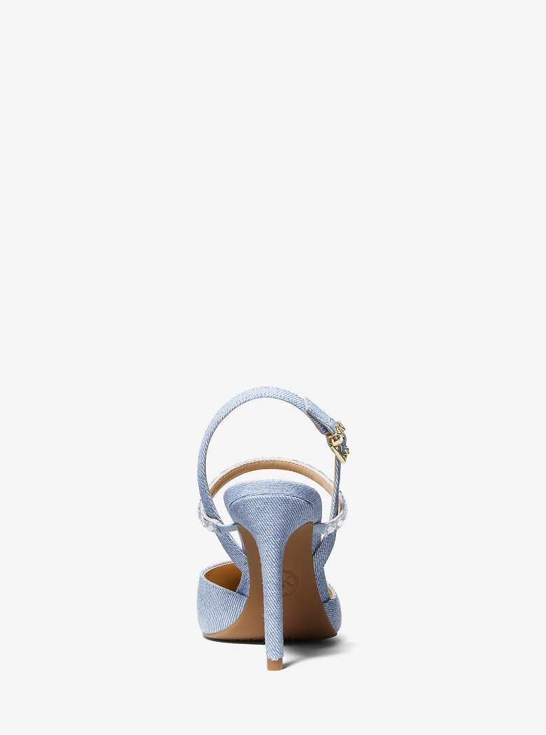 Michaelkors Ava Flex Embellished Denim Azuis Multicoloridas | SN-MK27625