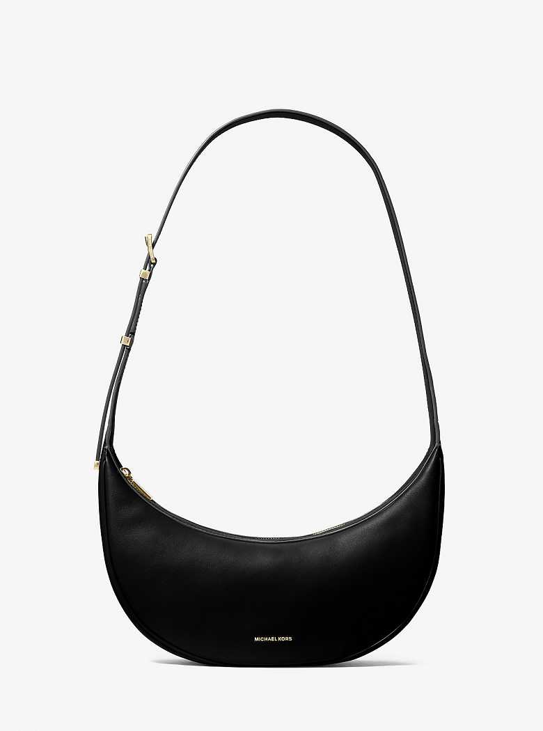 Michaelkors Avra Medium Leather Pretas | SN-MK27226