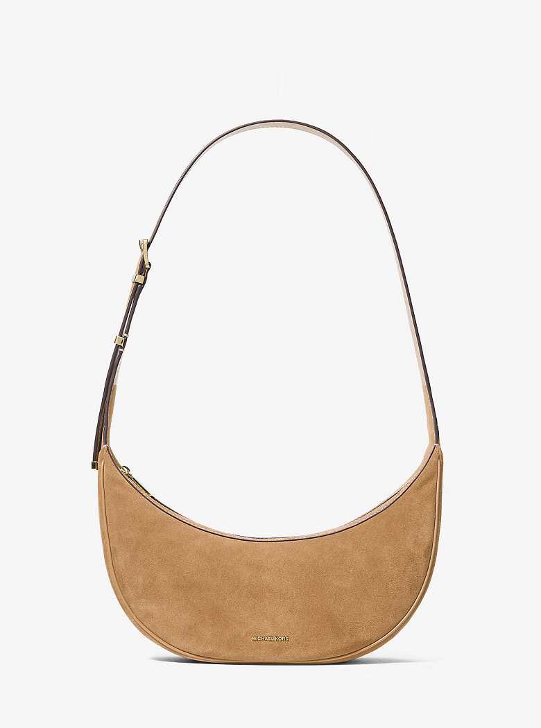 Michaelkors Avra Medium Suede Marrom | SN-MK27254