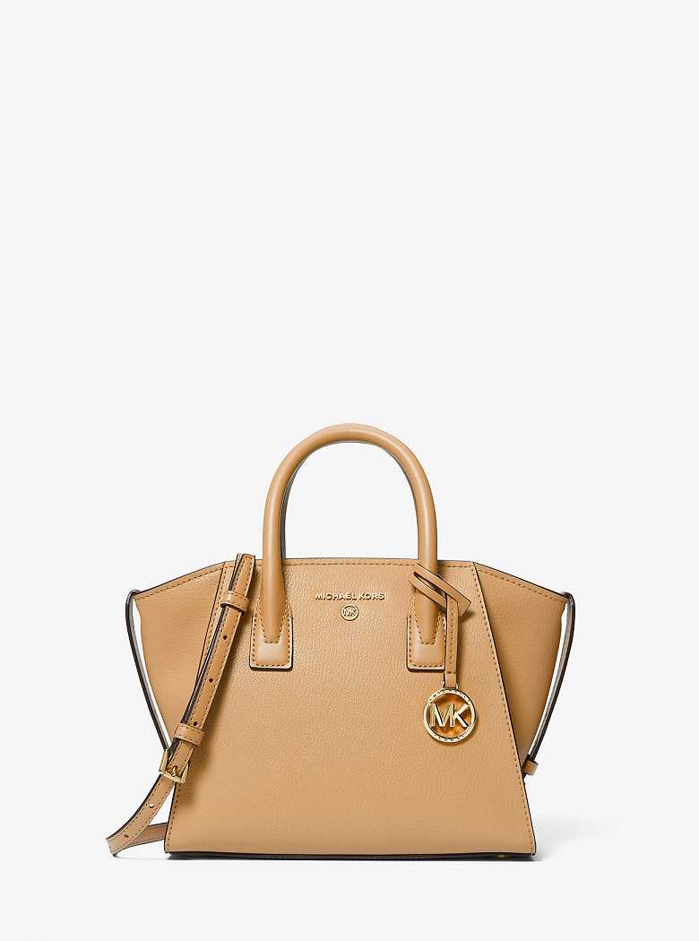 Michaelkors Avril Small Leather Top-Zip Marrom | SN-MK27335
