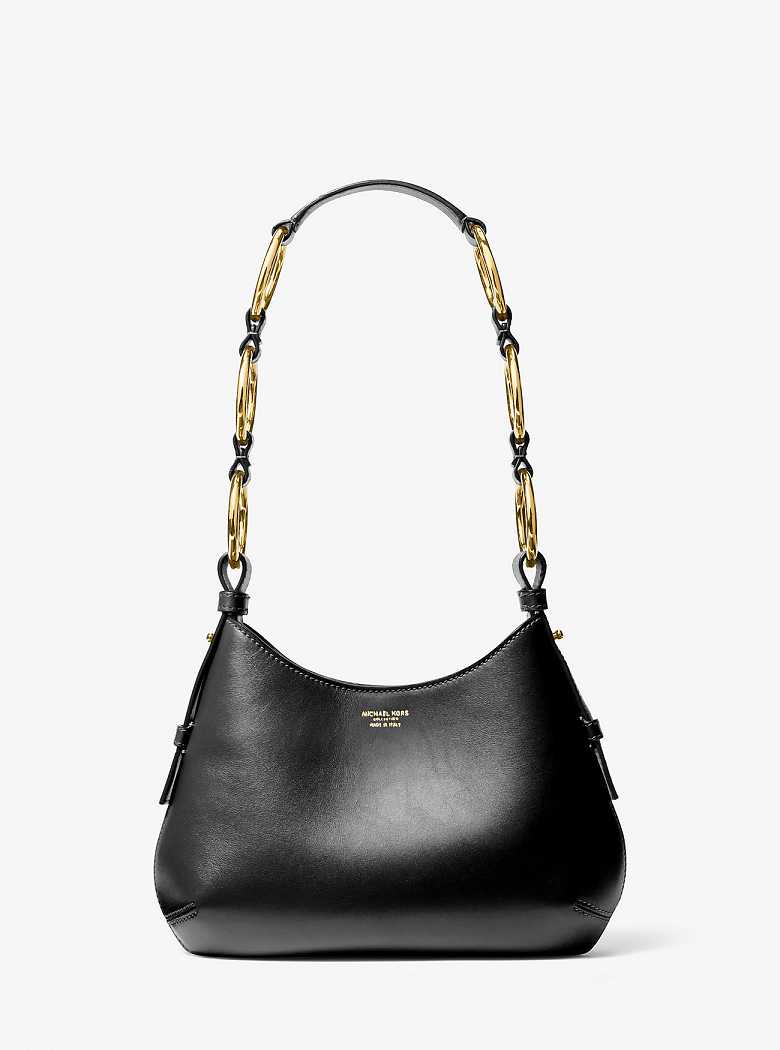 Michaelkors Bardot Mini Leather Pretas | SN-MK27057