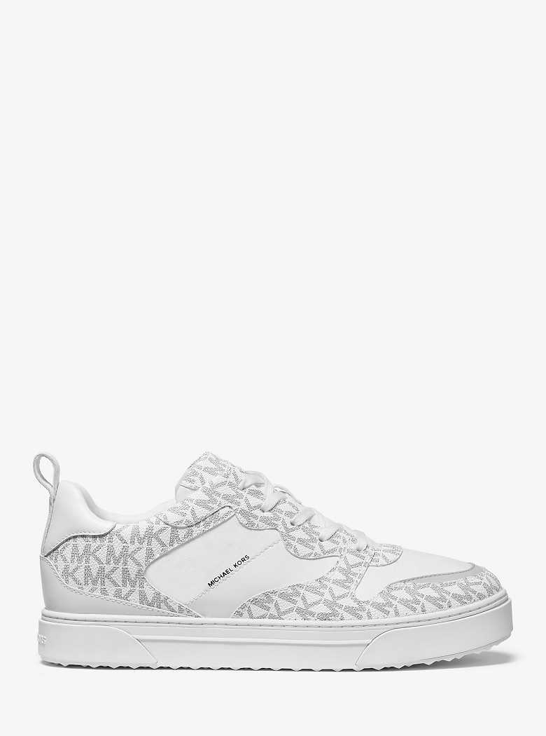 Michaelkors Baxter Logo and Leather Branco Pretas | SN-MK28229