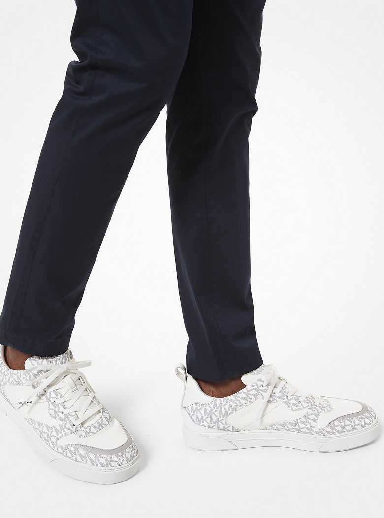 Michaelkors Baxter Logo and Leather Branco Pretas | SN-MK28229