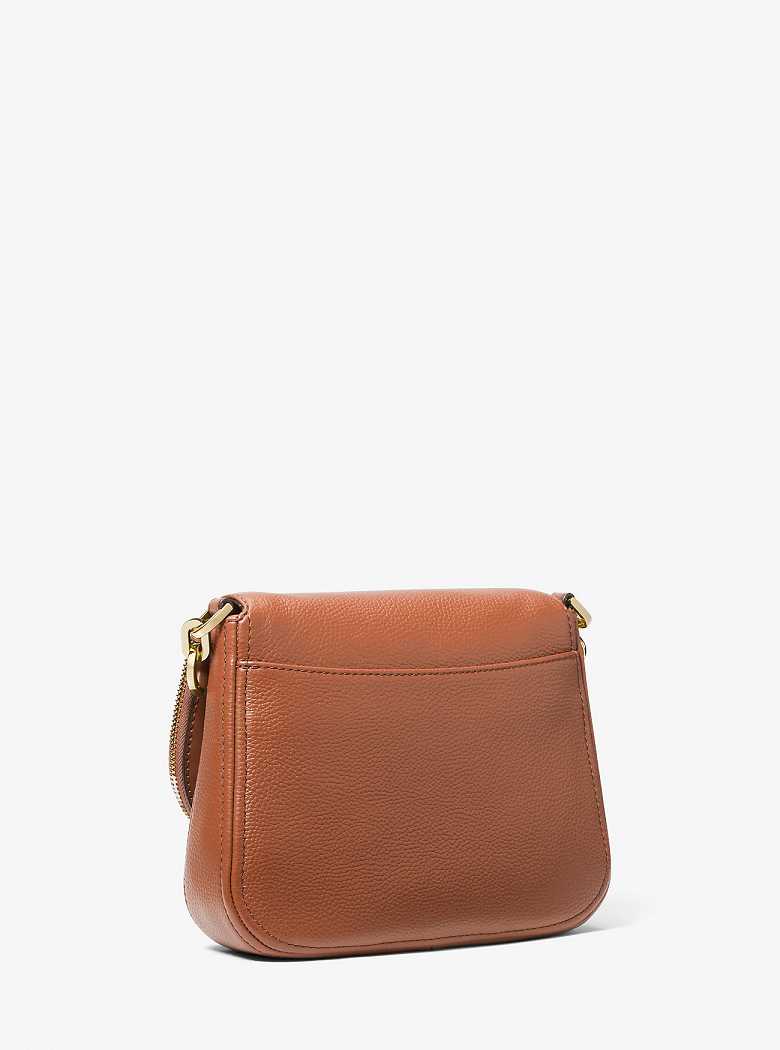 Michaelkors Bedford Small Pebbled Leather Marrom | SN-MK27228