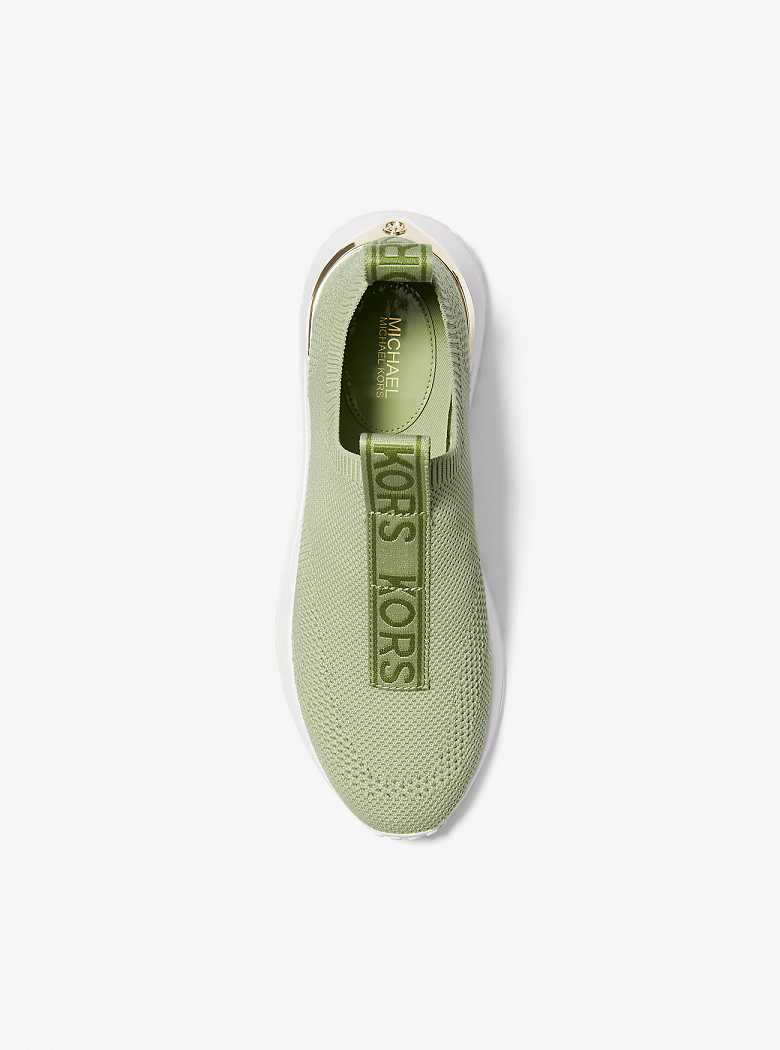 Michaelkors Bodie Knit Slip-On Luz Verde Oliva | SN-MK27439