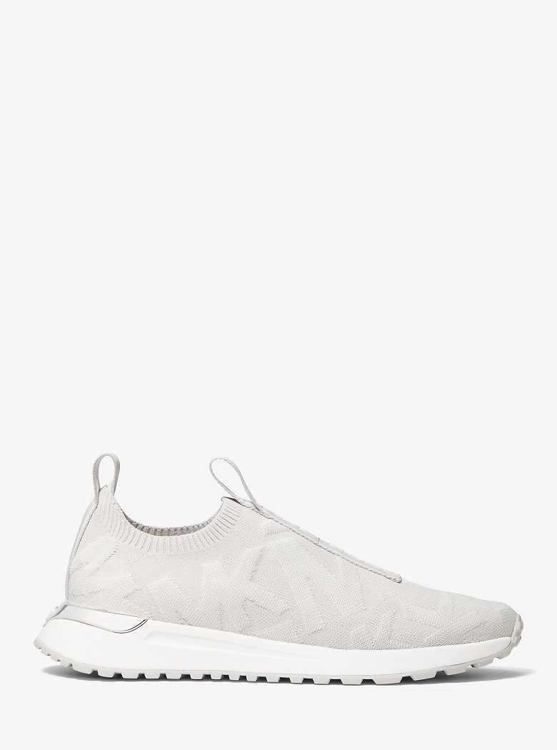 Michaelkors Bodie Logo Embossed Stretch Knit Slip-On Cinzentas | SN-MK27424