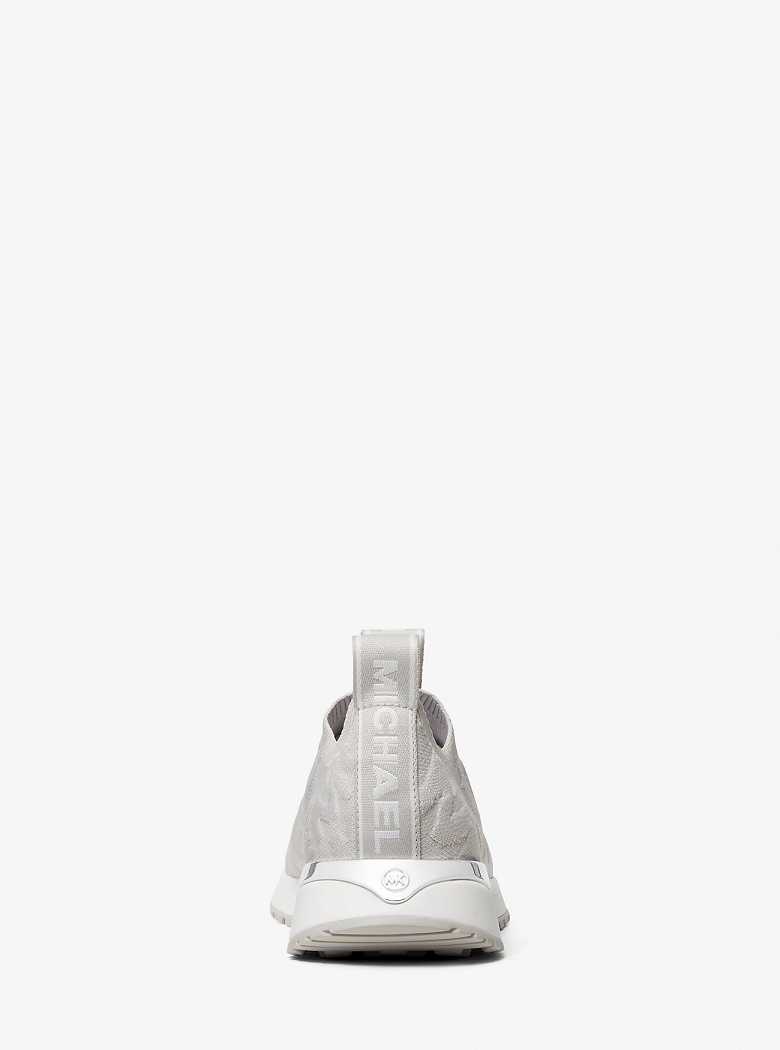 Michaelkors Bodie Logo Embossed Stretch Knit Slip-On Cinzentas | SN-MK27424