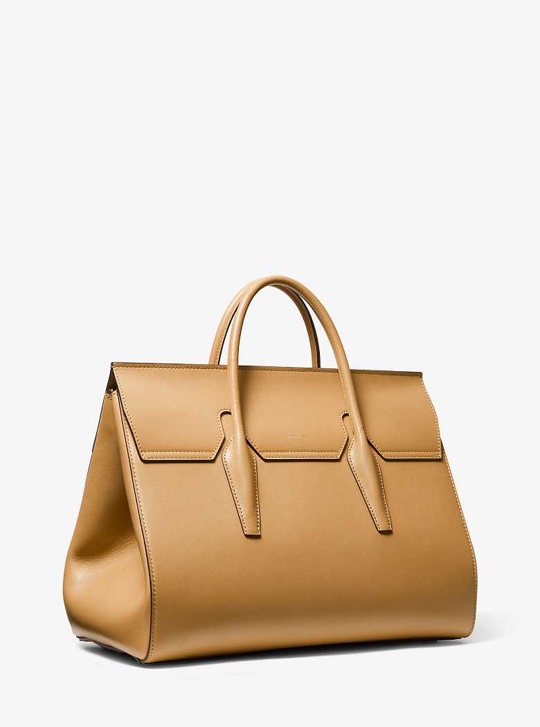 Michaelkors Campbell Leather Marrom | SN-MK27369