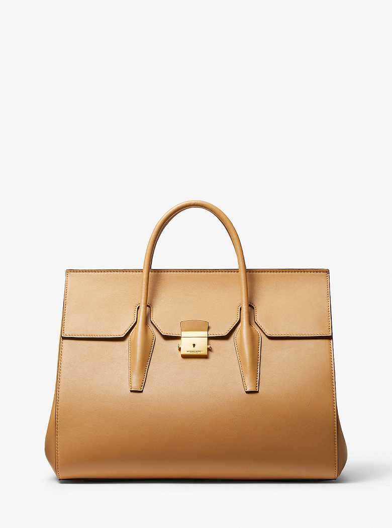 Michaelkors Campbell Leather Marrom | SN-MK27369