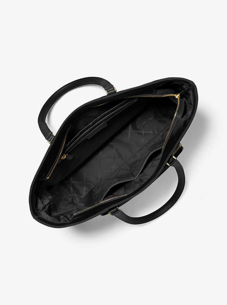 Michaelkors Cara Large Nylon Pretas | SN-MK26880
