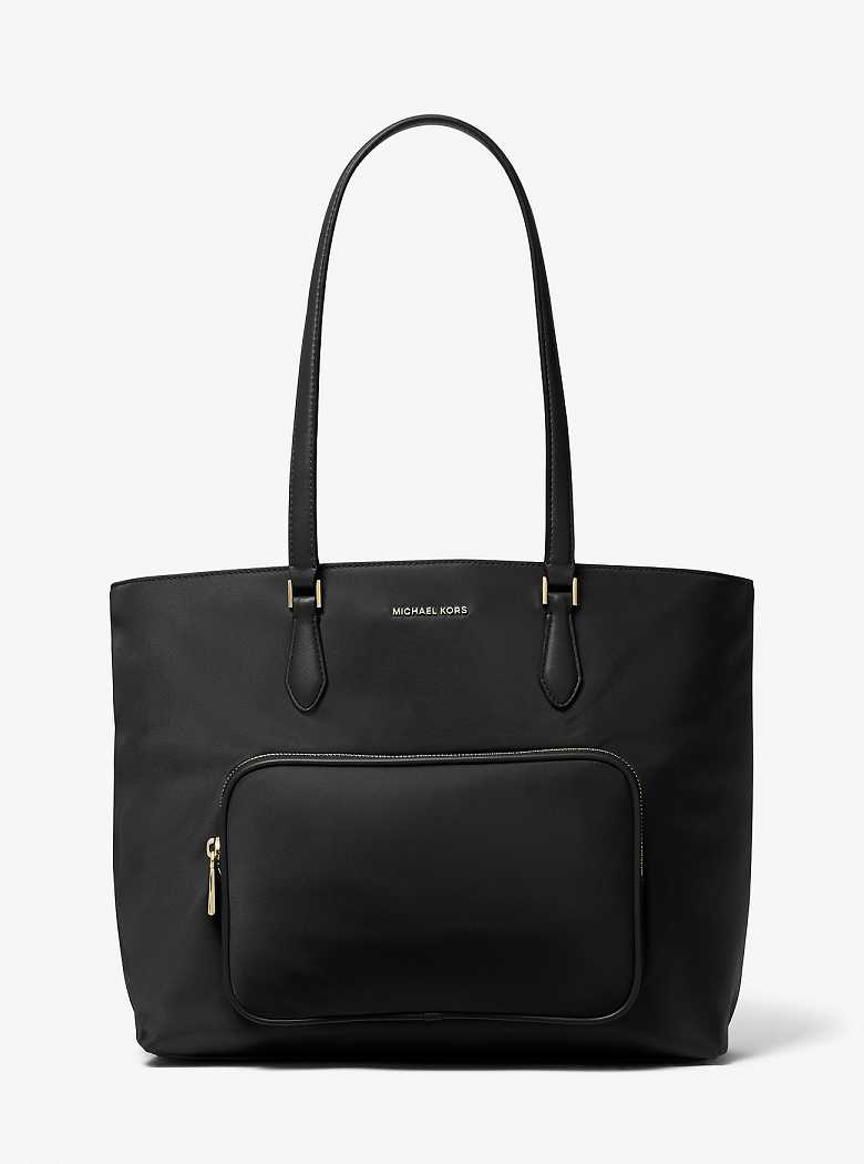 Michaelkors Cara Large Nylon Pretas | SN-MK26880