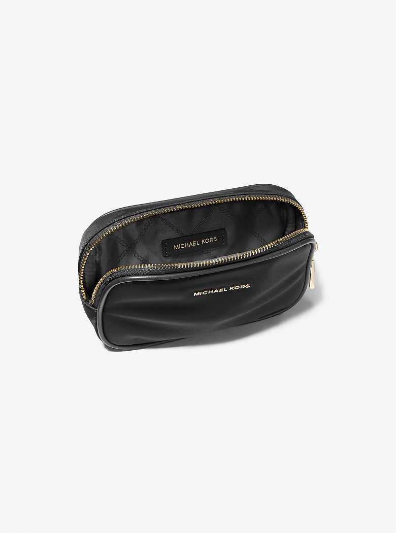 Michaelkors Cara Small Nylon Belt Bag Pretas | SN-MK27212