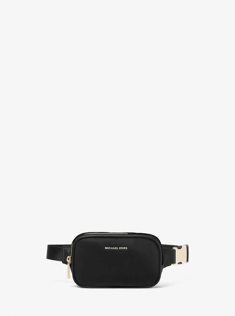Michaelkors Cara Small Nylon Belt Bag Pretas | SN-MK27212