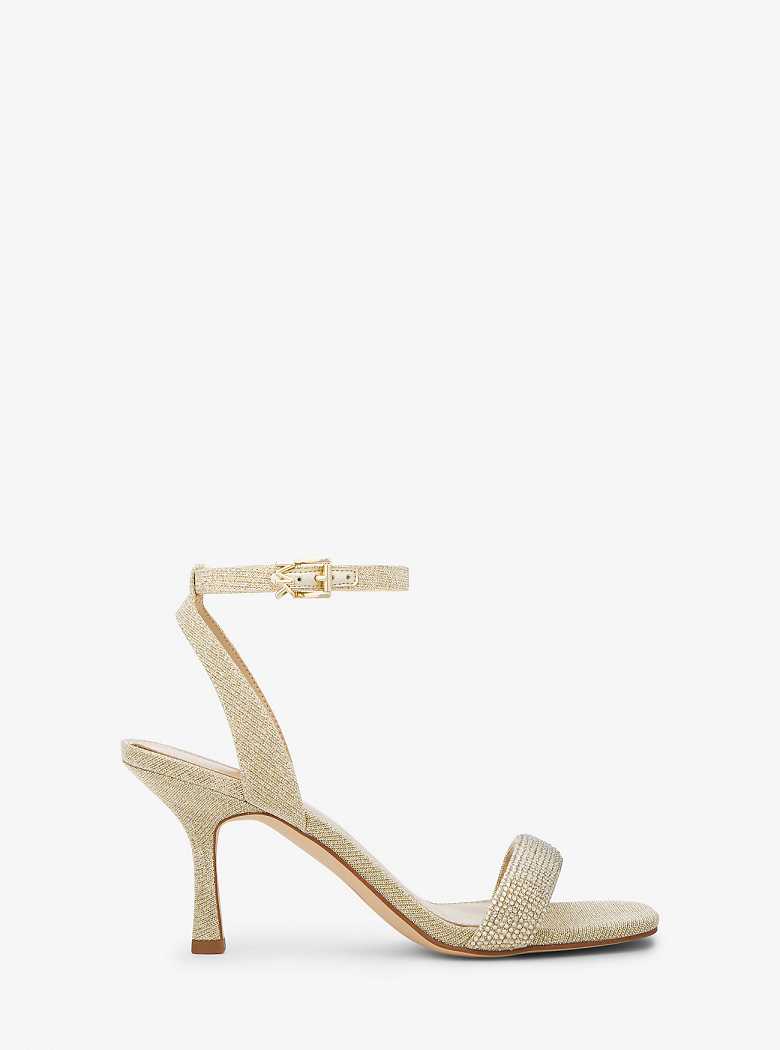 Michaelkors Carrie Embellished Glitter Chain-Mesh Douradas | SN-MK27563