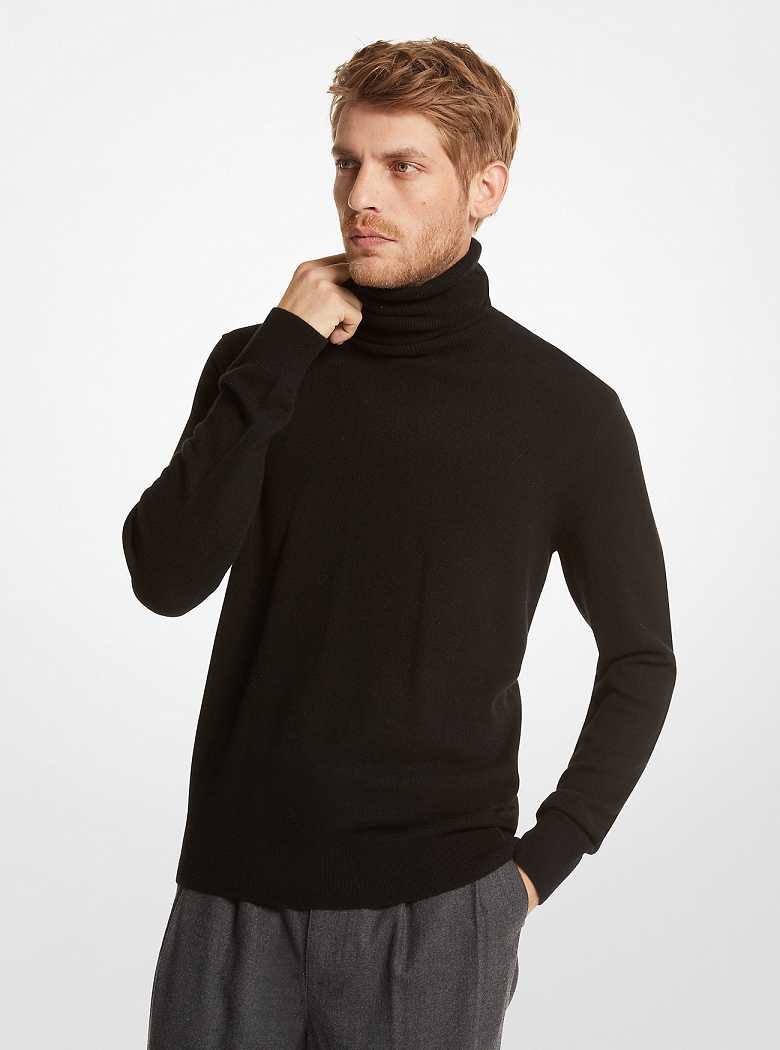 Michaelkors Cashmere Turtleneck Pretas | SN-MK28048