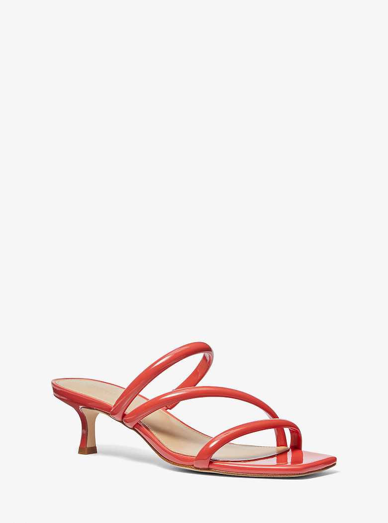 Michaelkors Celia Patent Kitten Coral | SN-MK27582