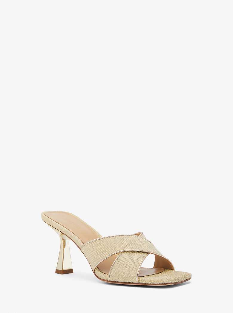 Michaelkors Clara Glitter Chain-Mesh Douradas | SN-MK27544