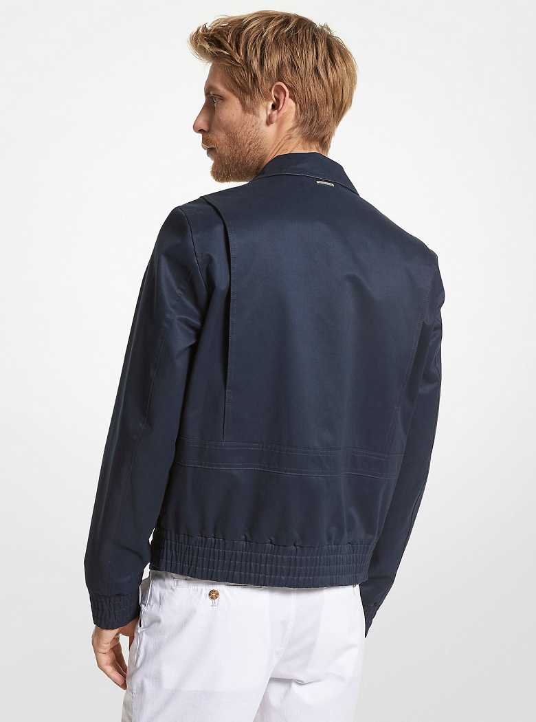 Michaelkors Cotton Blend Blouson Azuis | SN-MK28106