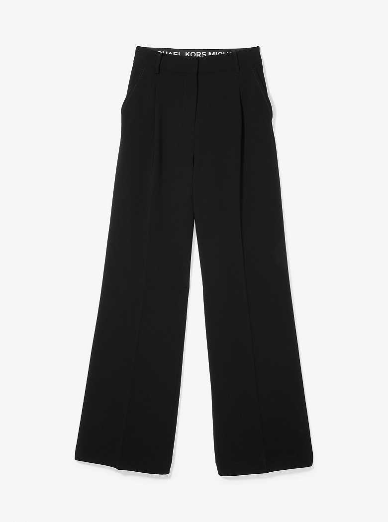 Michaelkors Crepe Wide-Leg Pretas | SN-MK26559