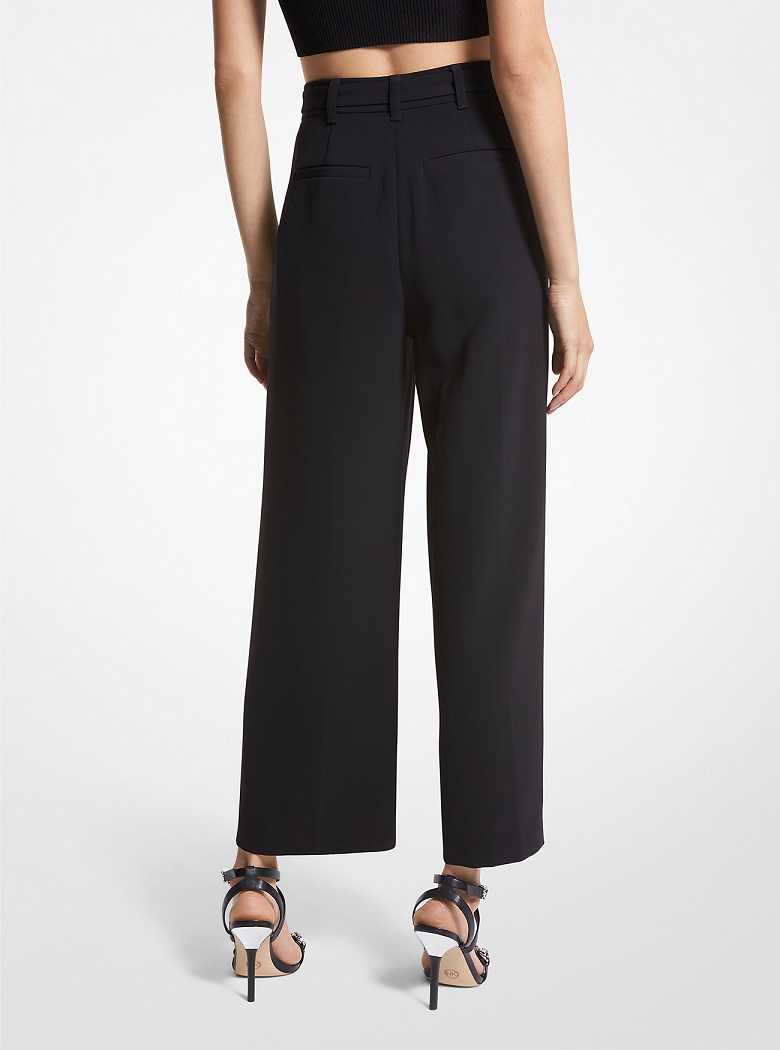 Michaelkors Cropped Stretch Twill Belted Pretas | SN-MK26568