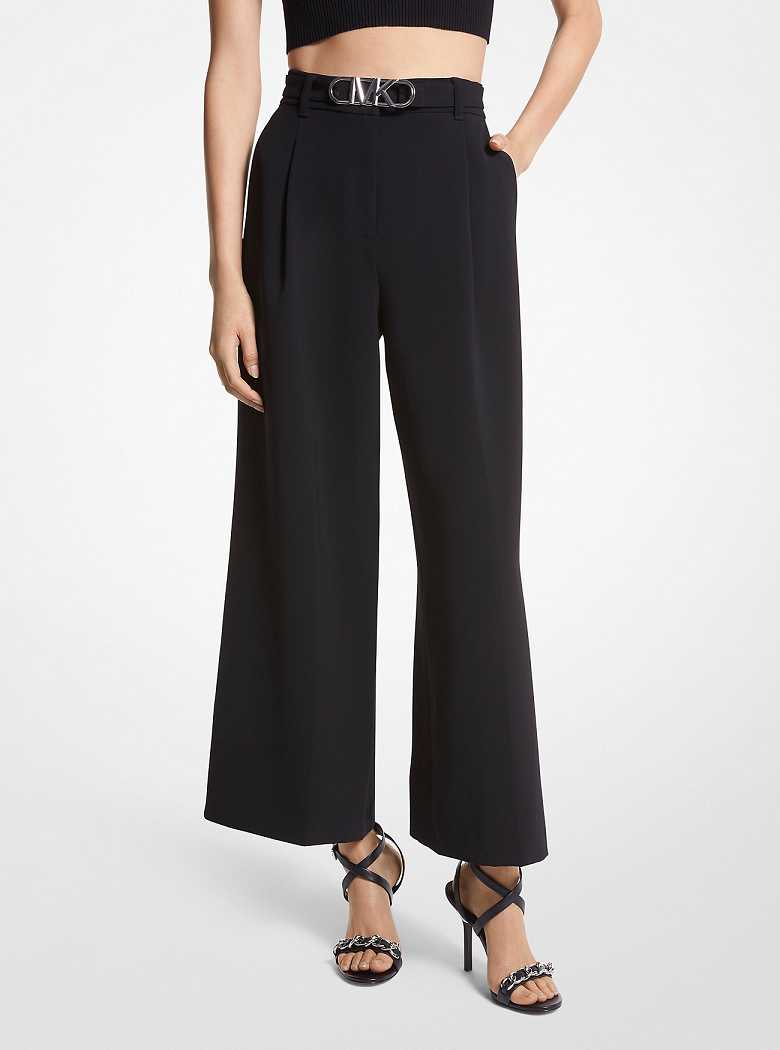 Michaelkors Cropped Stretch Twill Belted Pretas | SN-MK26568