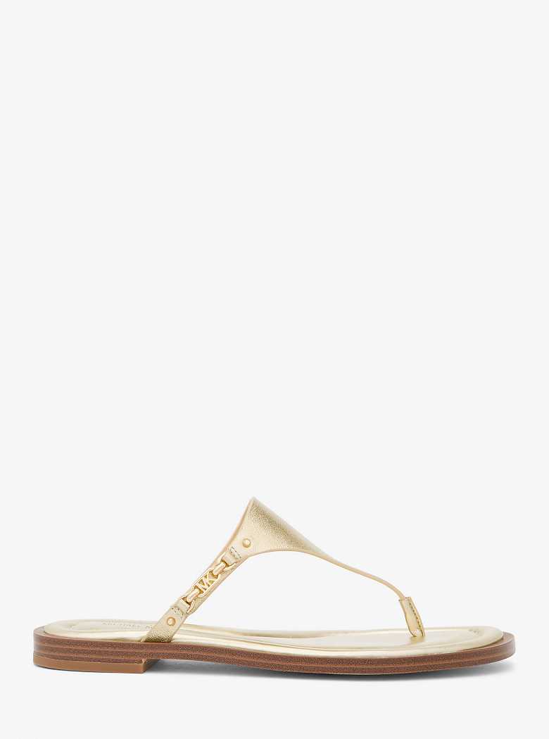 Michaelkors Daniella Metallic Leather Douradas | SN-MK27668