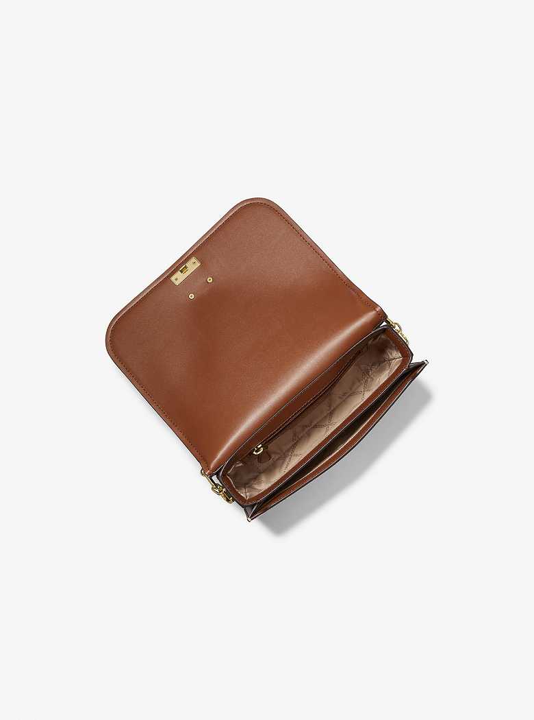 Michaelkors Delancey Medium Empire Signature Logo Luz Amarelas | SN-MK27173