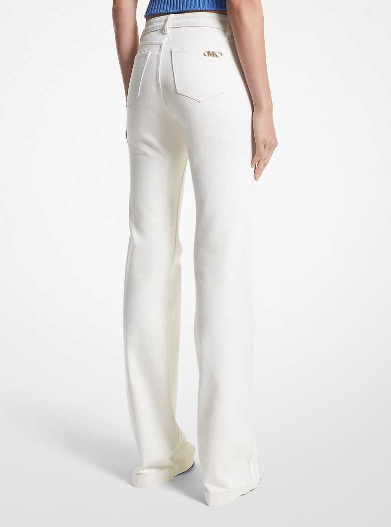 Michaelkors Denim Belted Flared Bege | SN-MK26544
