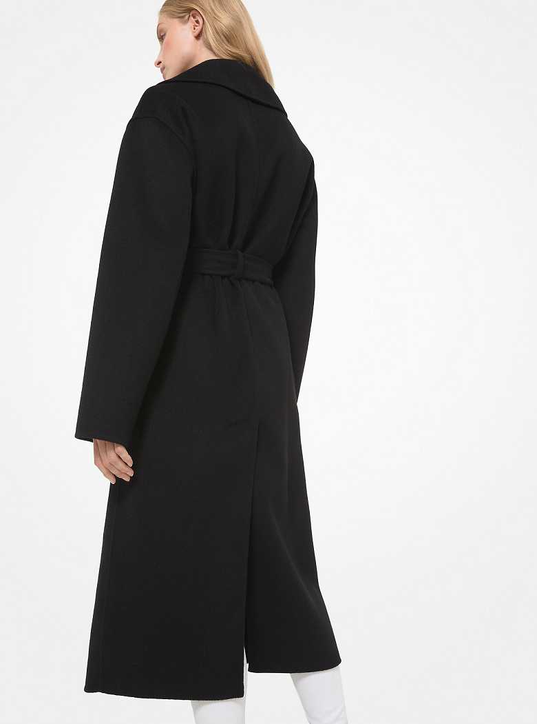 Michaelkors Double Face Wool Blend Pretas | SN-MK26589