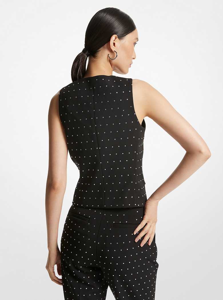 Michaelkors Embellished Crepe Pretas | SN-MK26621