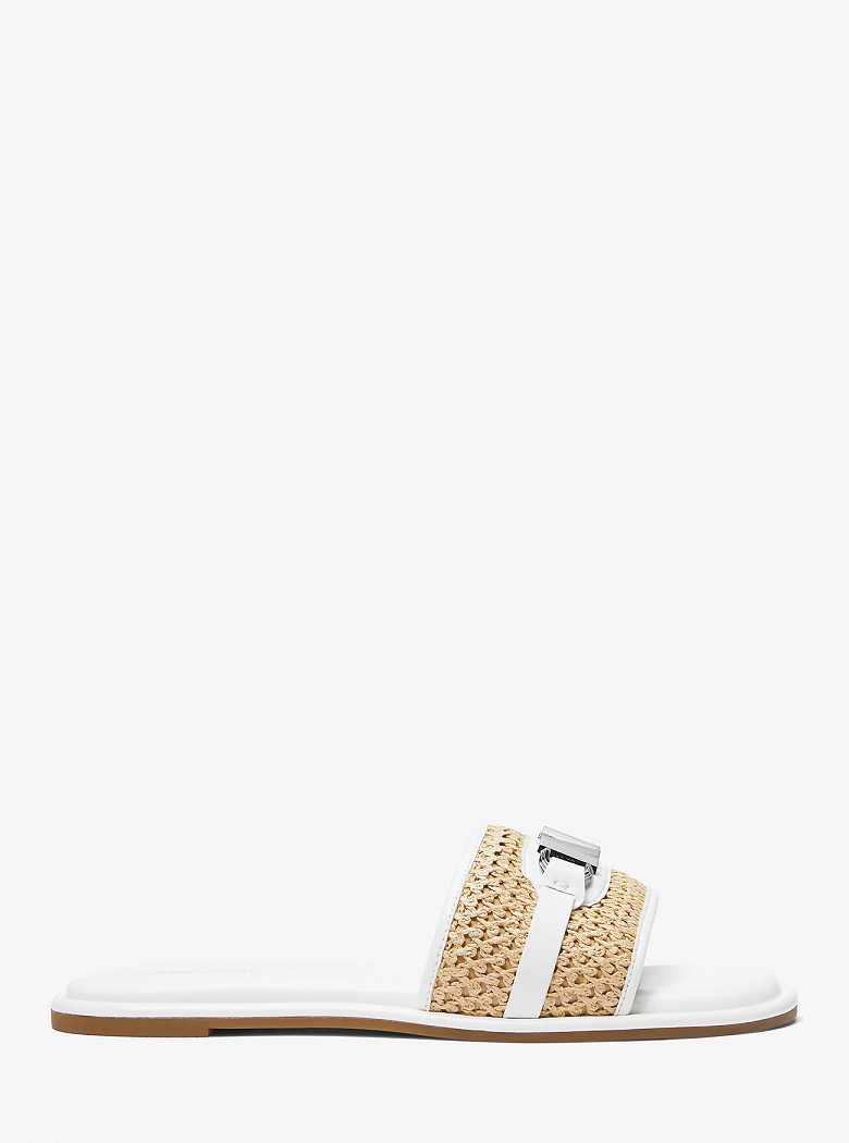 Michaelkors Ember Embellished Straw Multicoloridas | SN-MK27581