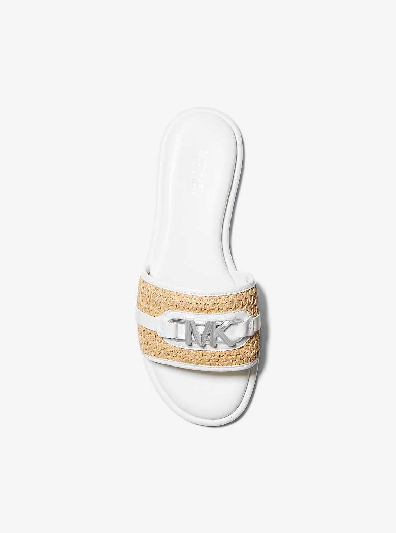 Michaelkors Ember Embellished Straw Multicoloridas | SN-MK27581