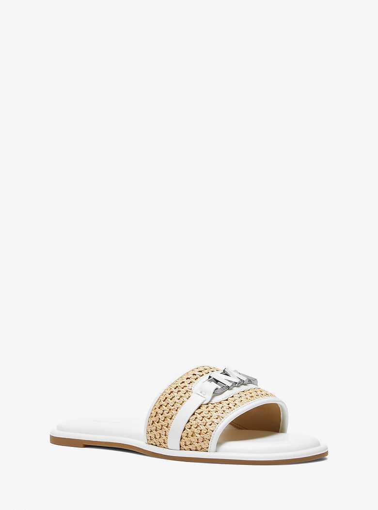 Michaelkors Ember Embellished Straw Multicoloridas | SN-MK27581
