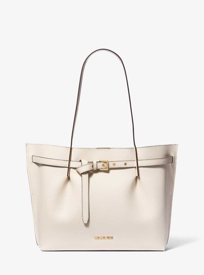 Michaelkors Emilia Large Pebbled Leather Creme | SN-MK26874