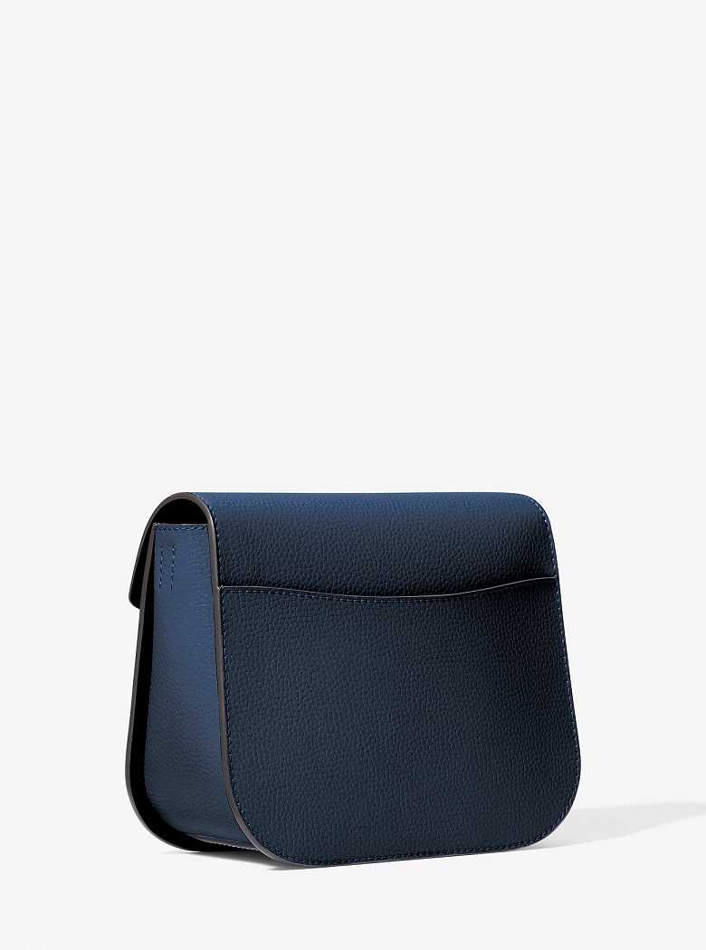 Michaelkors Emilia Small Pebbled Leather Azul Marinho | SN-MK27264
