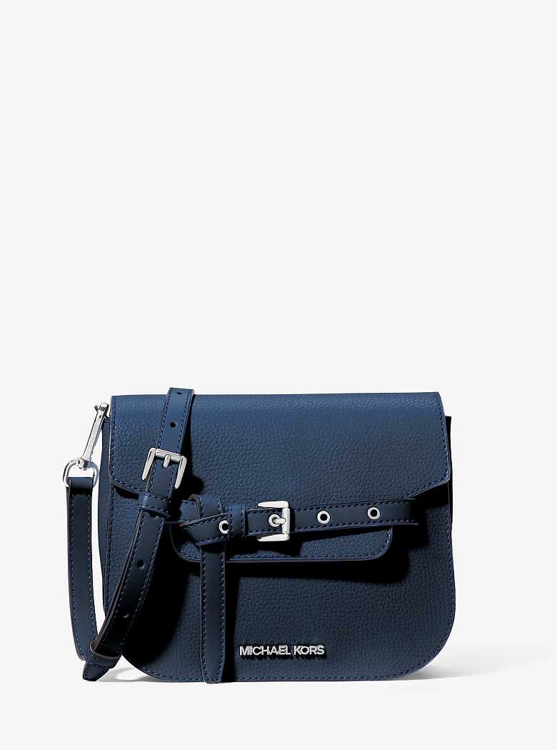Michaelkors Emilia Small Pebbled Leather Azul Marinho | SN-MK27264