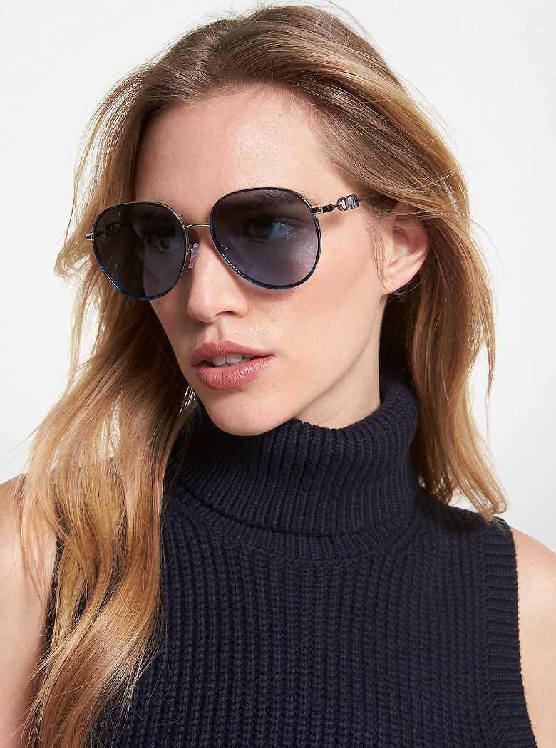 Michaelkors Empire Aviator Prateadas | SN-MK27889