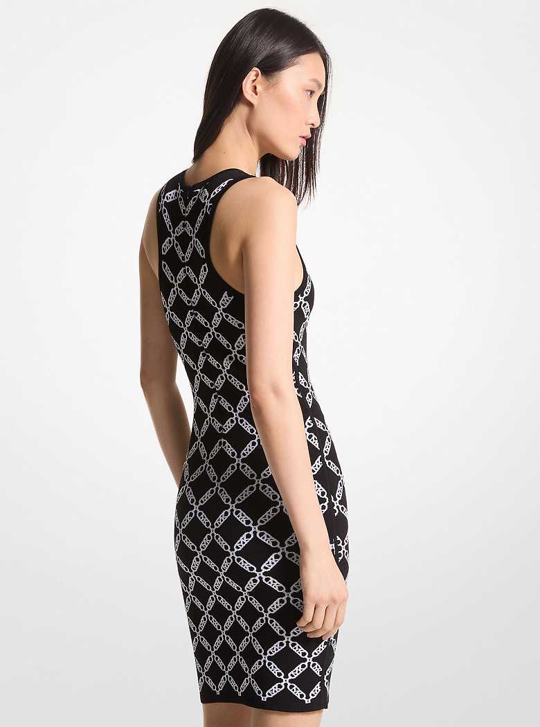 Michaelkors Empire Logo Jacquard Tank Pretas | SN-MK26774