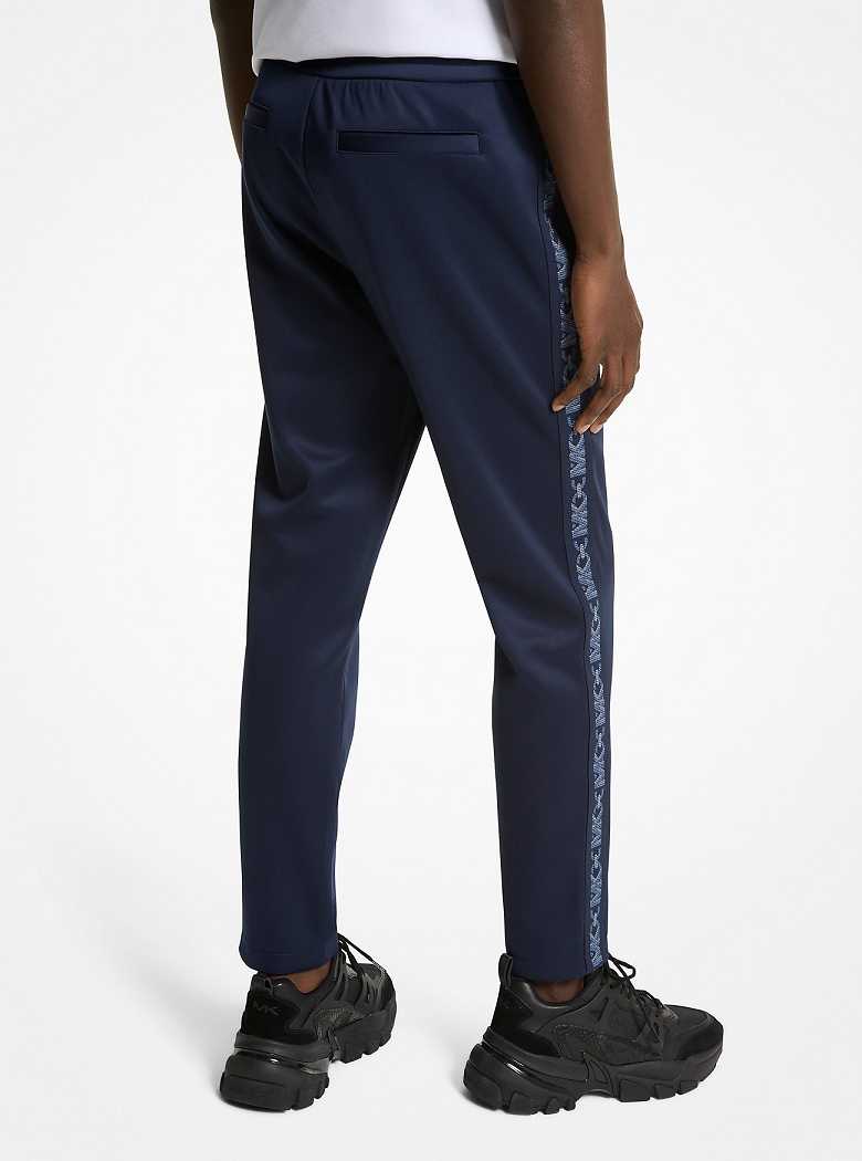 Michaelkors Empire Logo Trim Knit Azuis | SN-MK27981