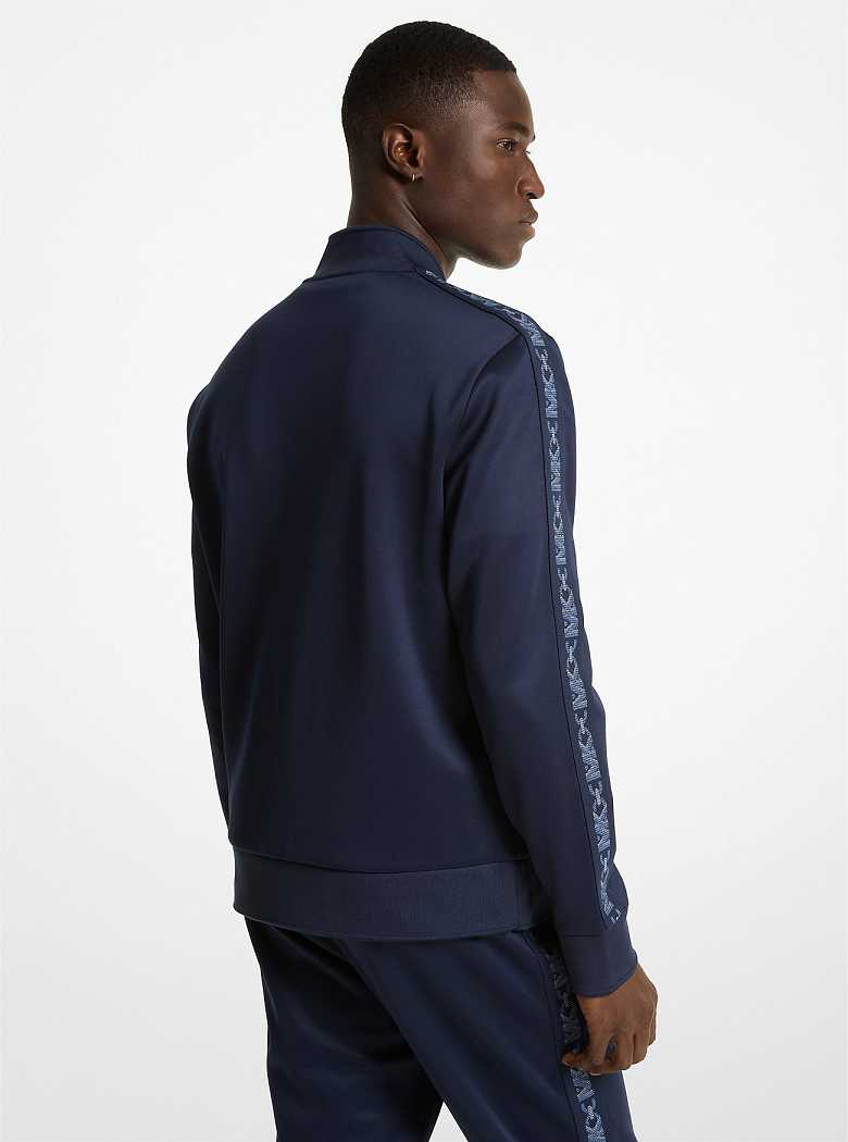 Michaelkors Empire Logo Trim Knit Azuis | SN-MK28009
