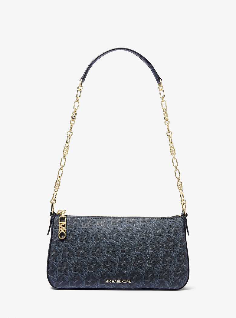 Michaelkors Empire Medium Chain-Link Azul Marinho | SN-MK27145