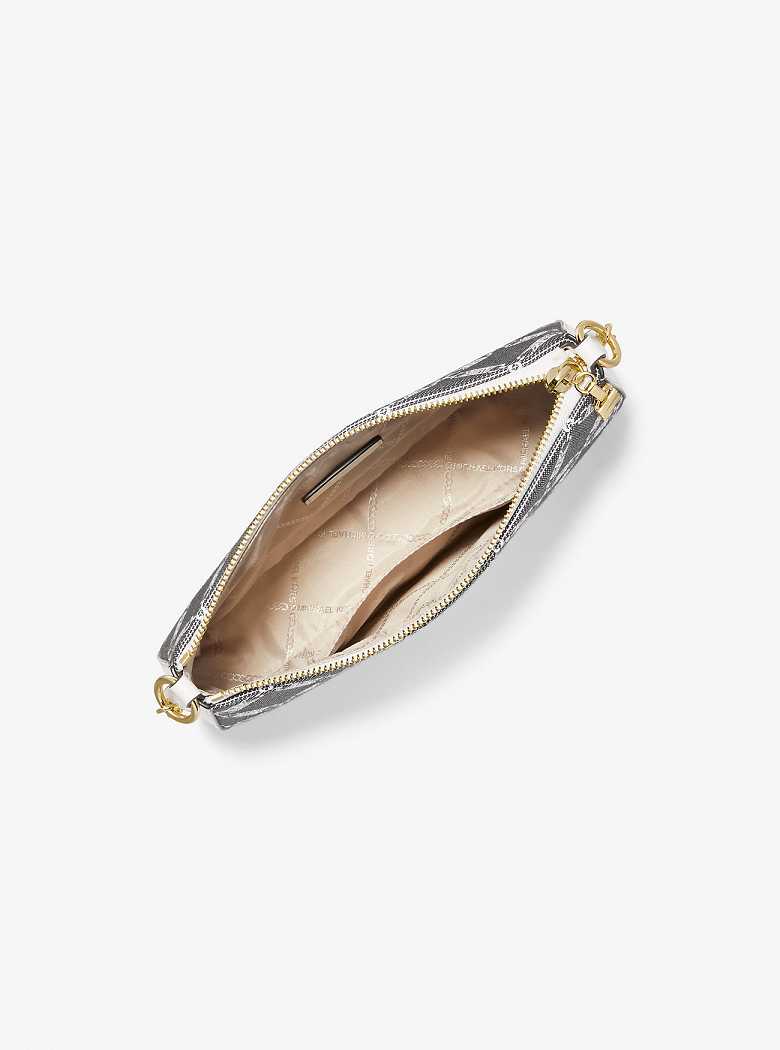 Michaelkors Empire Medium Chain-Link Pretas Branco | SN-MK26976
