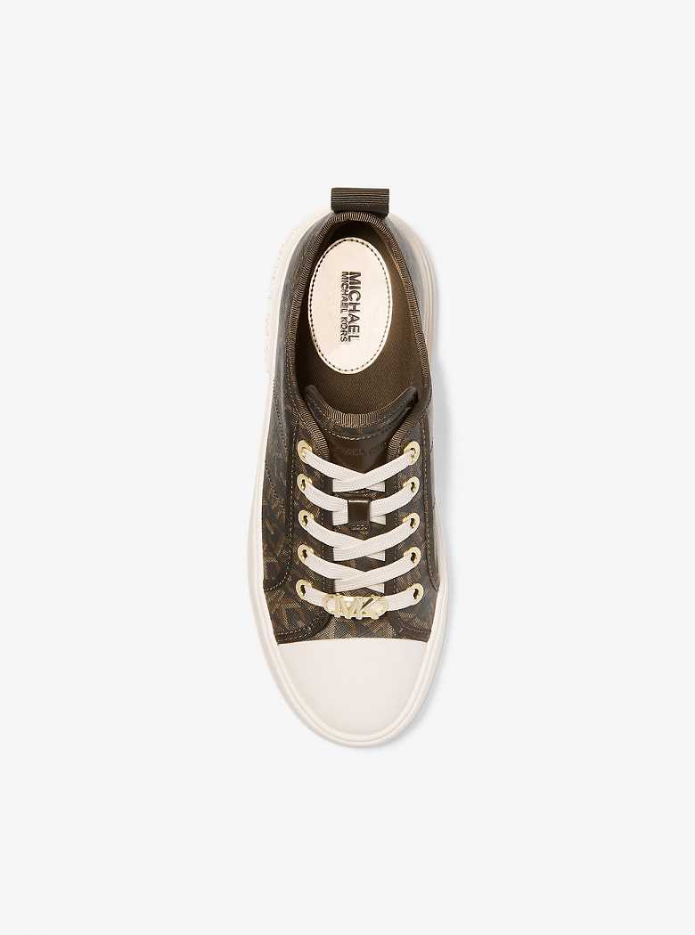 Michaelkors Evy Empire Signature Logo Marrom | SN-MK27420