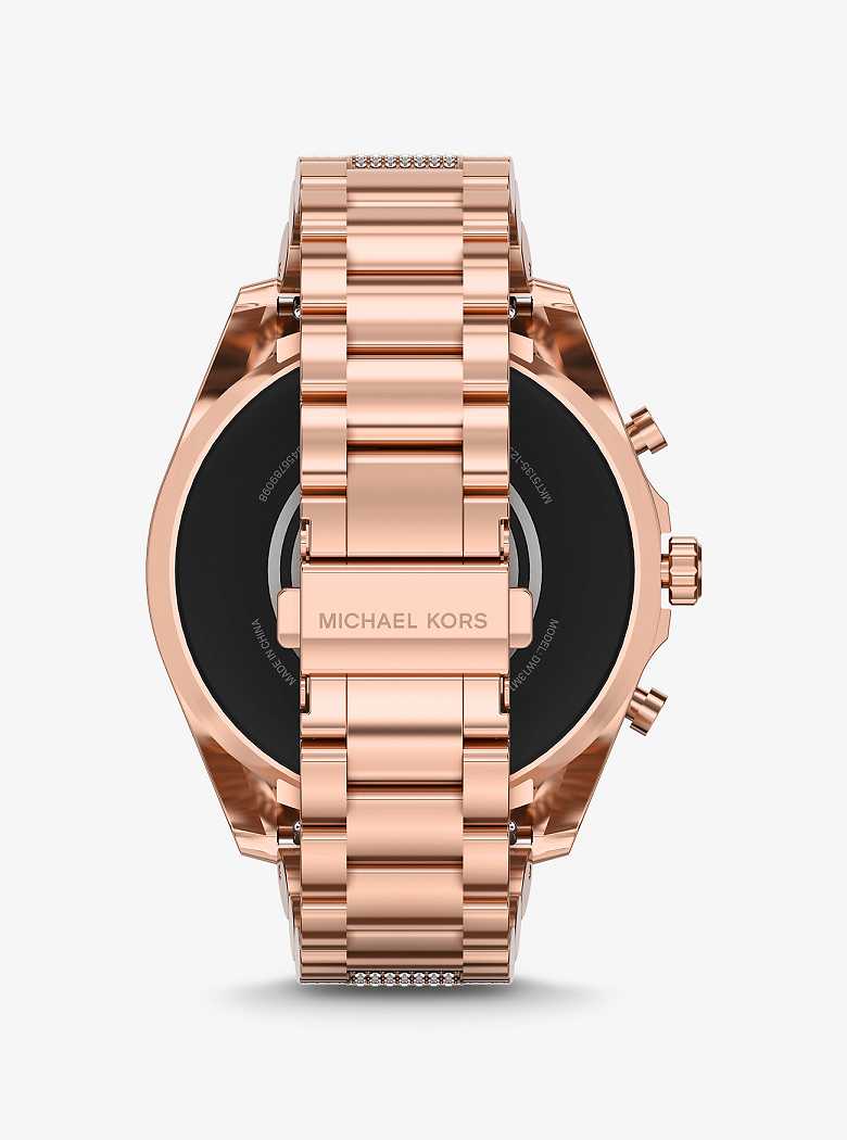 Michaelkors Gen 6 Bradshaw Pavé Rose Gold-Tone Rosa Douradas | SN-MK28272