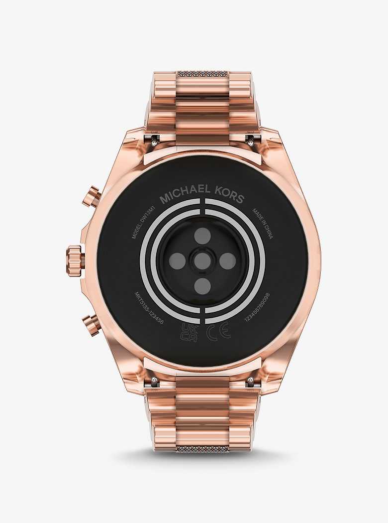 Michaelkors Gen 6 Bradshaw Pavé Rose Gold-Tone Rosa Douradas | SN-MK28272